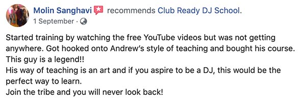 Student testimonial