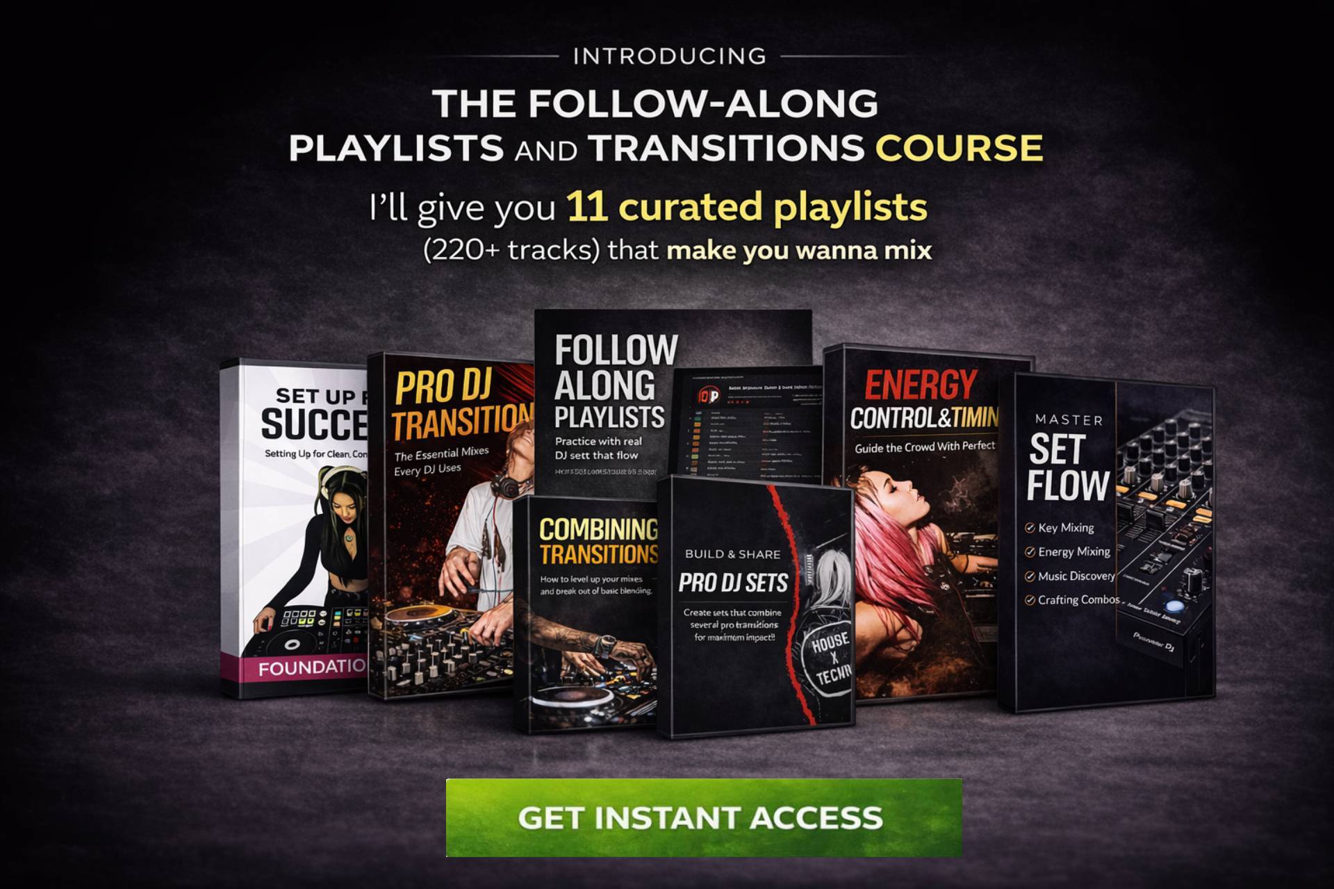 Follow Along Playlists and Transitions Course