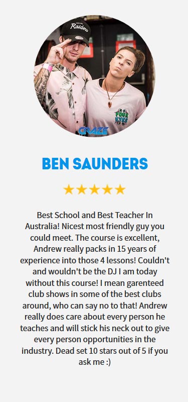 Ben Saunders testimonial