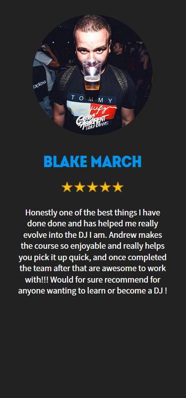 Blake March testimonial