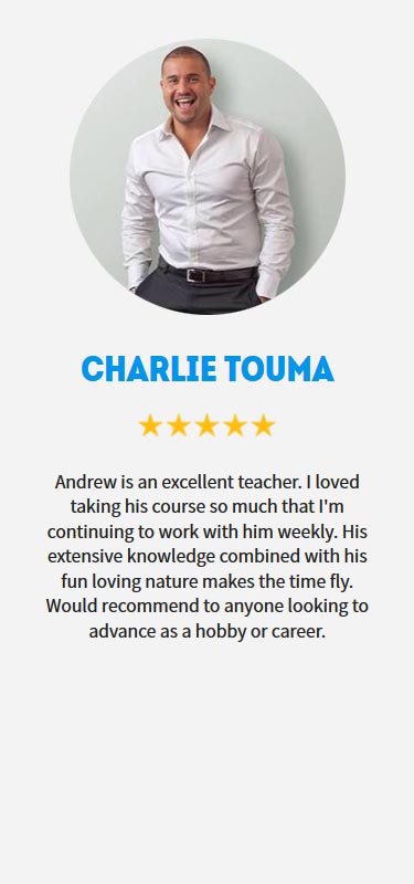 Charlie Touma testimonial