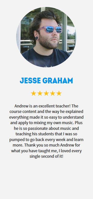 Jesse Graham testimonial