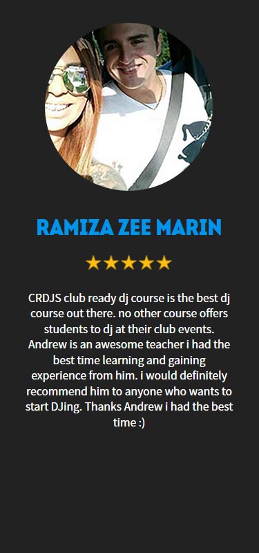Ramiza Zee Marin testimonial